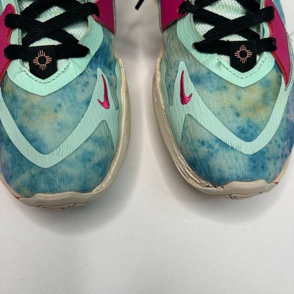 Nike Kyrie 5 Low Community Mens Size 8.5 Blue Basketball Athletic Shoes Sneakers - Picture 3 of 12